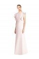 Cheapest Ruffle Cap Sleeves Open Back Trumpet Bridesmaid Dress / Prom Dress UK