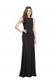 Cheapest Sleeveless Bateau Neckline Crepe Bridesmaid Dress / Prom Dress with Twist Back UK