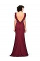 Cheapest Crepe Slip Bridesmaid Dress / Prom Dress with Ruffled Straps UK