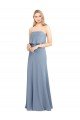 Cheapest High Neck Sheath Sleeveless Stretch Formal Crepe Bridesmaid Dress / Prom Dress UK