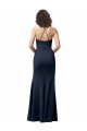 Cheapest Sweetheart Fit and Flare Stretch Formal Crepe Bridesmaid Dress / Prom Dress with Side Slit and Strappy Back UK