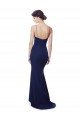 Cheapest Deep V-Neck Spaghetti Straps Mermaid Formal Crepe Bridesmaid Dress / Prom Dress UK