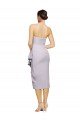 Cheapest Short Cocktail Length Strapless Formal Crepe Bridesmaid Dress / Prom Dress with Ruffles UK