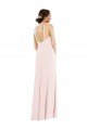 Cheapest Criss Cross Halter Princess Line Trumpet Formal Crepe Bridesmaid Dress / Prom Dress UK