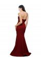 Cheapest Long Full Length Sweetheart Slim Formal Crepe Bridesmaid Dress / Prom Dress with Strapless Bodice UK
