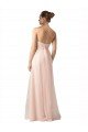 Cheapest Sweetheart A-Line Tulle Bridesmaid Dress with Shirred Bodice UK
