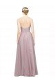 Cheapest Sweetheart Neckline Long Tulle Bridesmaid Dress with Lace Bodice UK