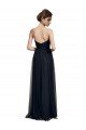 Cheapest Strapless Sequined Lace Long Bridesmaid Dress with Pleats UK