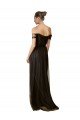 Cheapest Off The Shoulder Sequined Lace Tulle Bridesmaid Dress UK