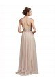 Cheapest Sweetheart Tulle Bridesmaid Dress with High Neck Illusion Bodice UK