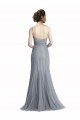 Cheapest One Shoulder Tulle Fit and Flare Bridesmaid Dress UK