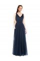 Cheapest V-Neck Soft and Simple Tulle Bridesmaid Dress UK