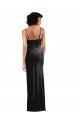 Cheapest Modern Floor-Length Formal Velvet Bridesmaid Dress / Prom Dress with Cowl Neck and Spaghetti Straps UK